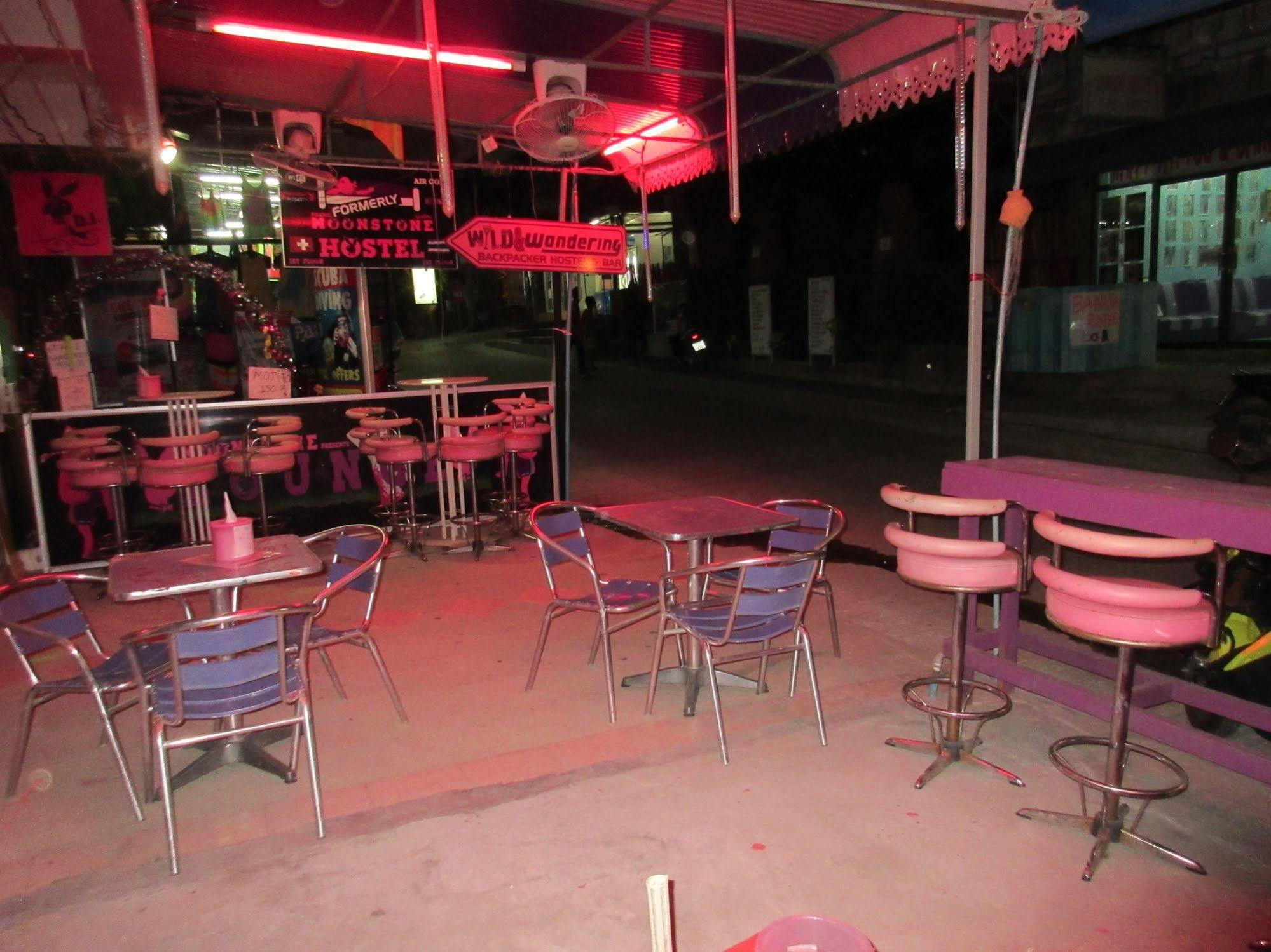 Wild & Wandering Backpacker Hostel & Bar Haad Rin Dış mekan fotoğraf